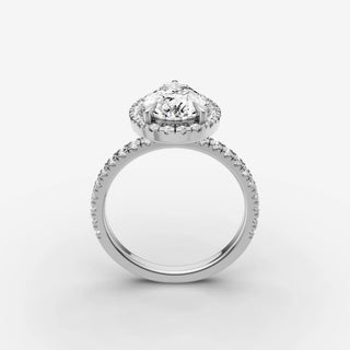 Halo & Pave - Pear