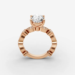 Vintage Pave - Oval