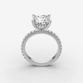 Hidden Halo & Pave - Princess