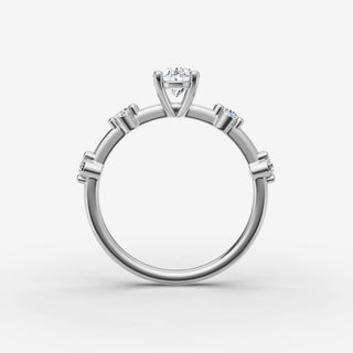 Dainty Pave - Oval