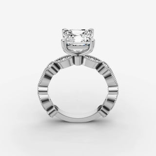 Vintage Pave - Asscher