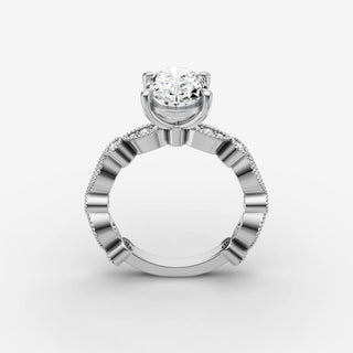 Vintage Pave - Oval