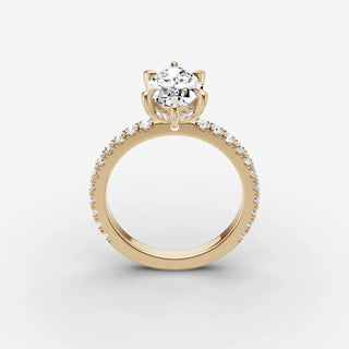 Hidden Halo & Pave - Marquise