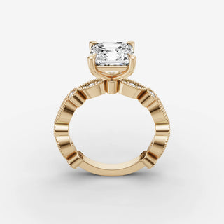 Vintage Pave - Asscher