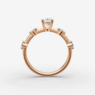 Dainty Pave - Oval