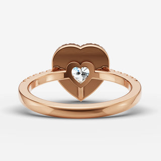 Halo & Pave - Heart