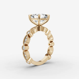 Vintage Pave - Asscher