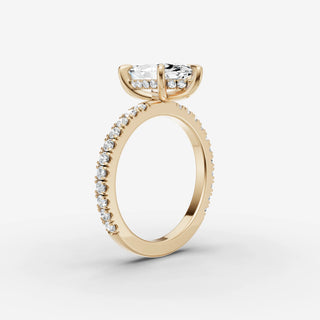Hidden Halo & Pave - Marquise