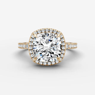 Halo & Pave - Cushion