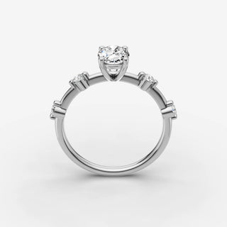 Dainty Pave - Oval