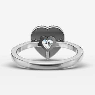 Halo & Pave - Heart