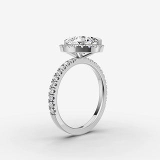 Halo & Pave - Pear