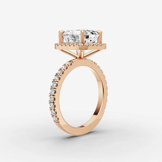 Halo & Pave - Emerald