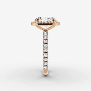 Halo & Pave - Oval