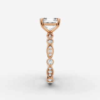 Vintage Pave - Asscher