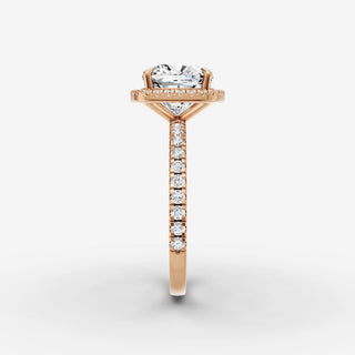 Halo & Pave - Cushion
