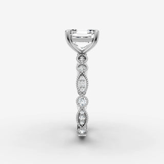 Vintage Pave - Asscher