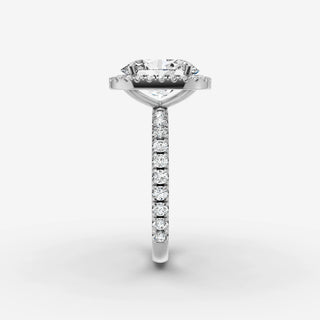 Halo & Pave - Oval