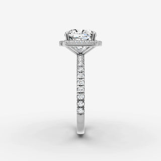 Halo & Pave - Cushion