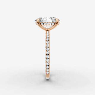 Hidden Halo & Pave - Oval
