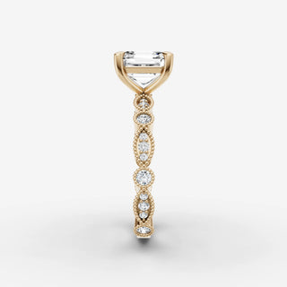Vintage Pave - Asscher