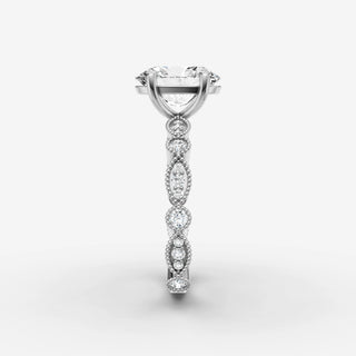Vintage Pave - Oval