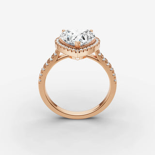 Halo & Pave - Heart