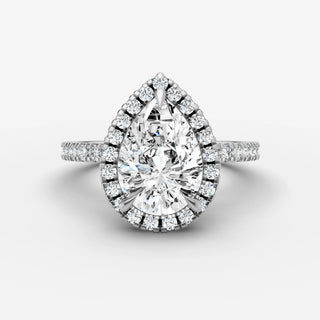 Halo & Pave - Pear