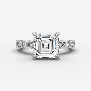 Vintage Pave - Asscher