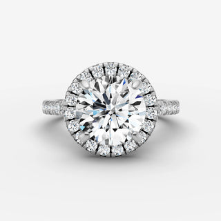 Halo & Pave - Round