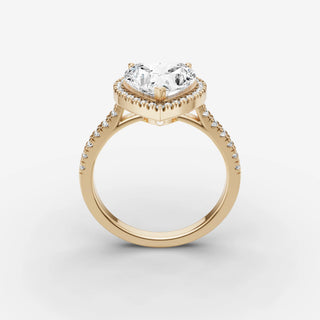 Halo & Pave - Heart