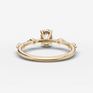 Dainty Pave - Oval
