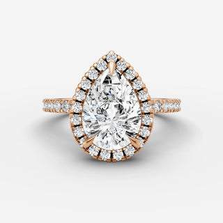 Halo & Pave - Pear