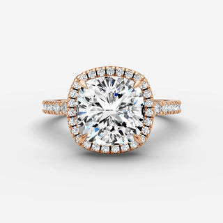 Halo & Pave - Cushion