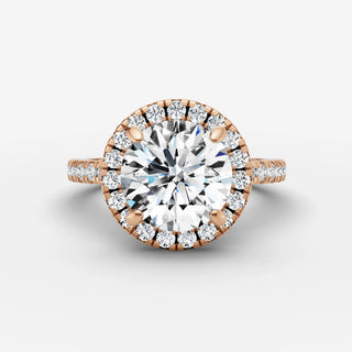 Halo & Pave - Round
