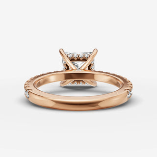 Hidden Halo & Pave - Princess