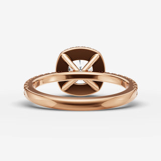 Halo & Pave - Cushion