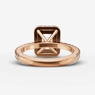Halo & Pave - Emerald