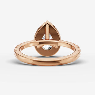 Halo & Pave - Pear