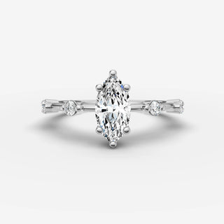 Dainty Pave - Marquise