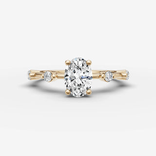 Dainty Pave - Oval