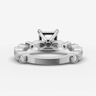 Vintage Pave - Asscher