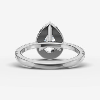 Halo & Pave - Pear