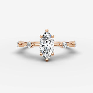 Dainty Pave - Marquise