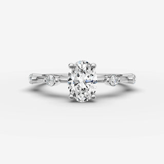 Dainty Pave - Oval