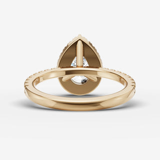 Halo & Pave - Pear
