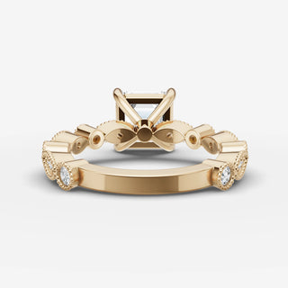 Vintage Pave - Asscher