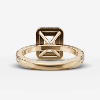 Halo & Pave - Emerald