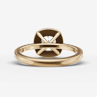 Halo & Pave - Cushion
