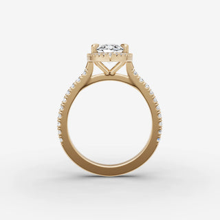 Halo & Pave - Marquise